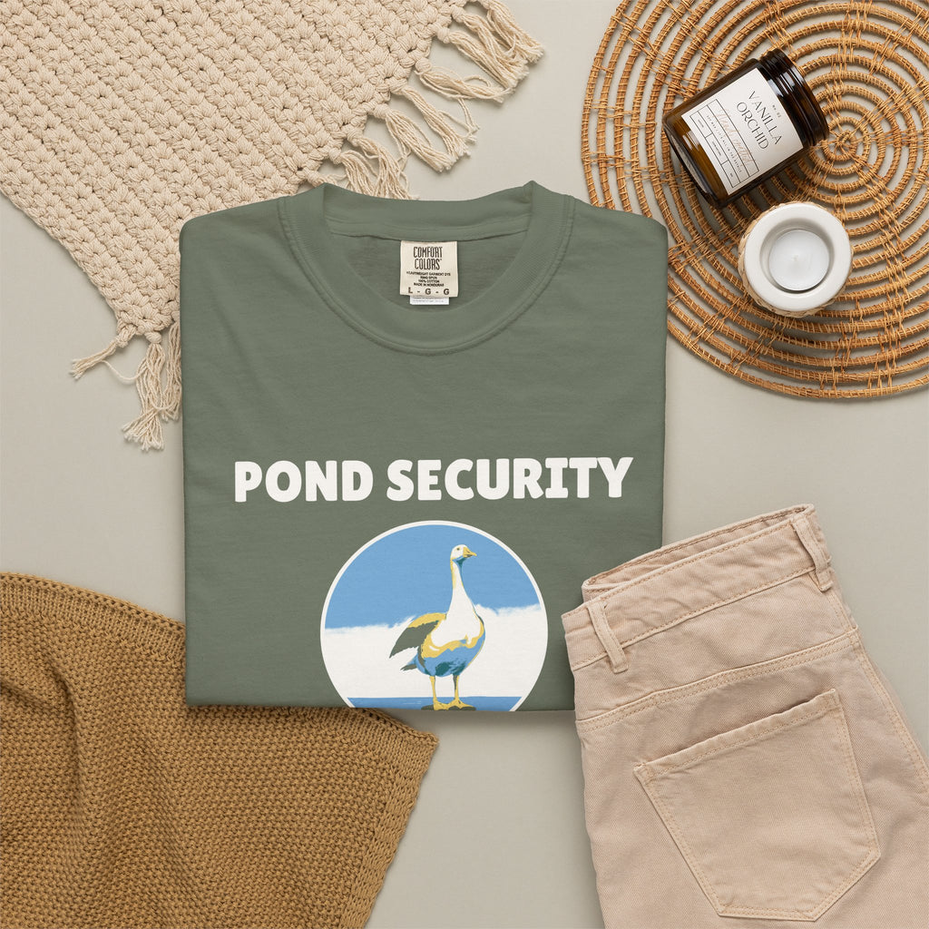 Funny Pond Security Trespassers Get the Hiss Shirt Tee
