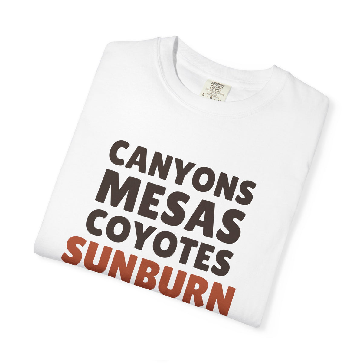 National Park Shirt - Canyons Mesas Coyotes Sunburn Tee