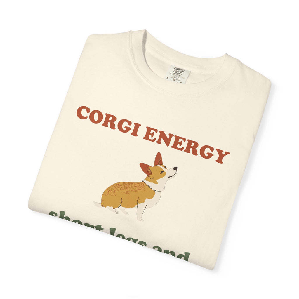 Corgi Owner Shirt - Corgi Energy Short Legs and Pure Drama Tee