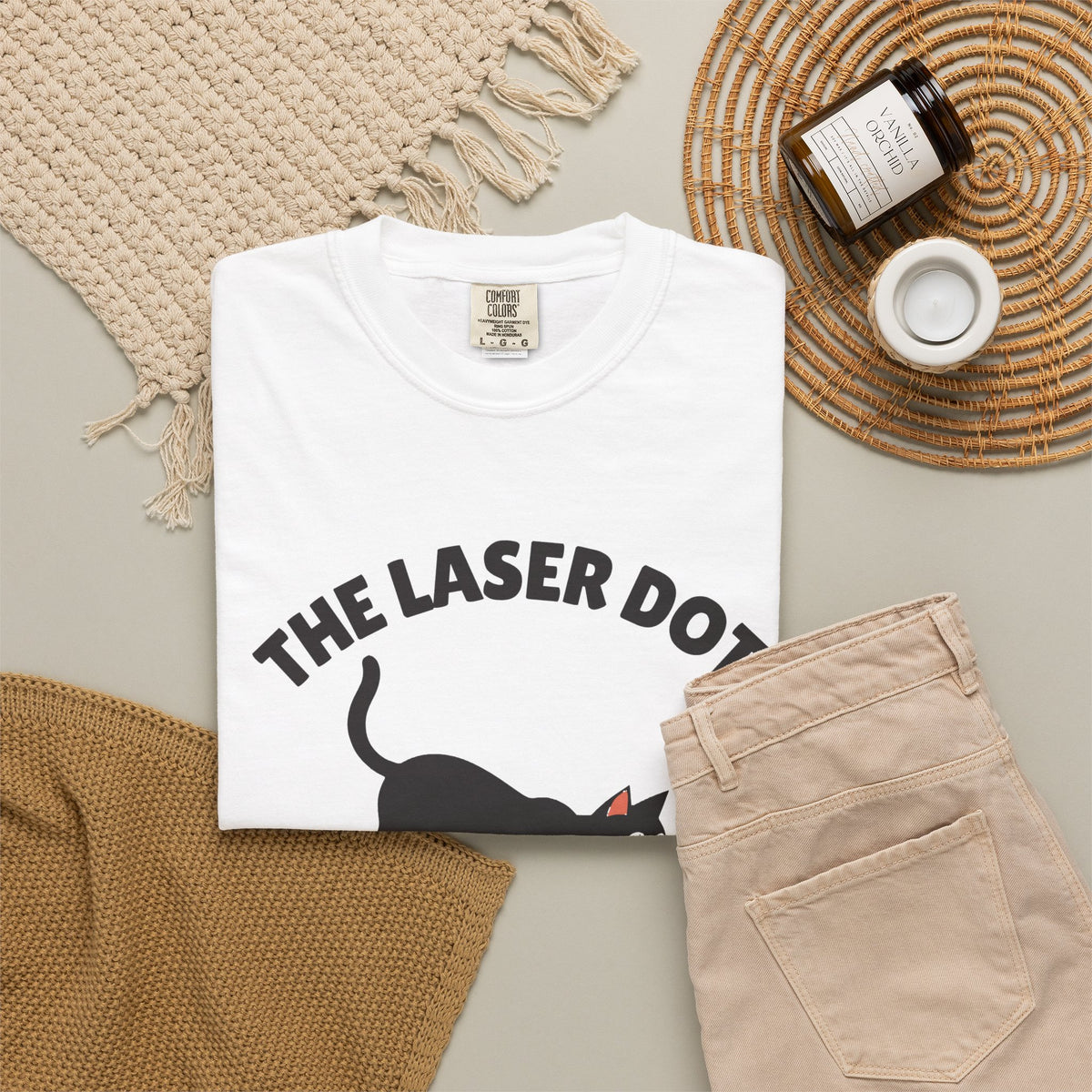 Black Cat Owner Shirt - The Laser Dot Always Wins Tee