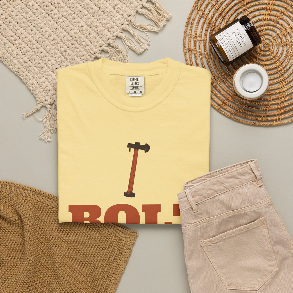 Mechanic Gift Shirt - Bolt Won't Budge Bigger Hammer Tee