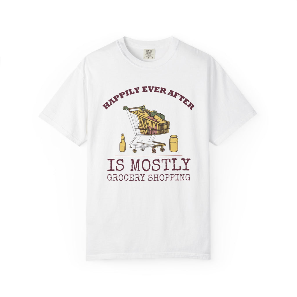 Couple Shirt - Happily Ever After is Mostly Grocery Shopping