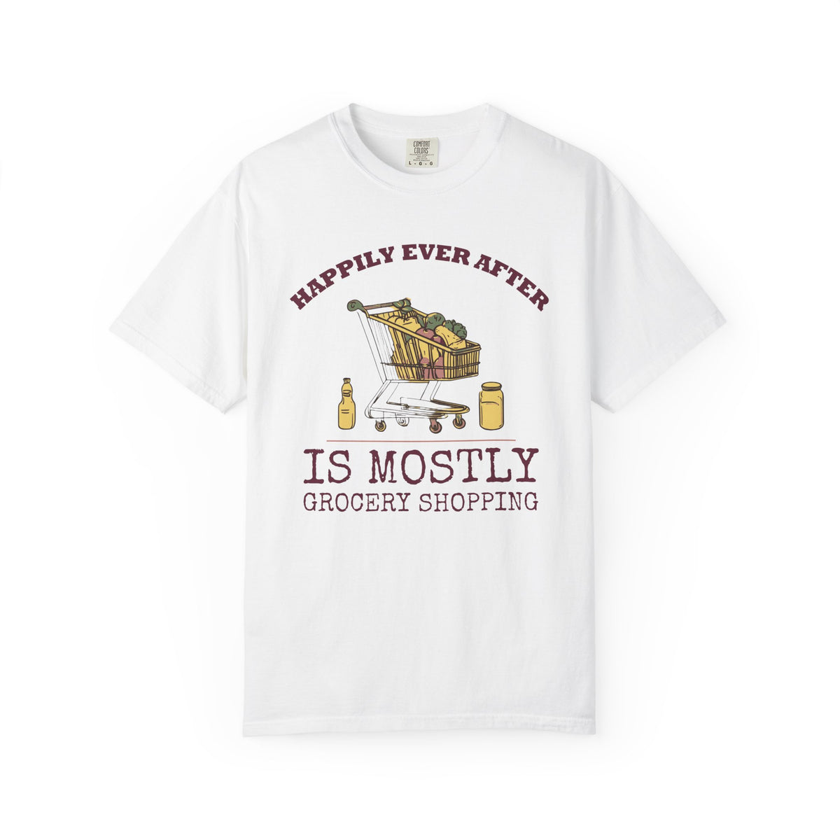 Couple Shirt - Happily Ever After is Mostly Grocery Shopping
