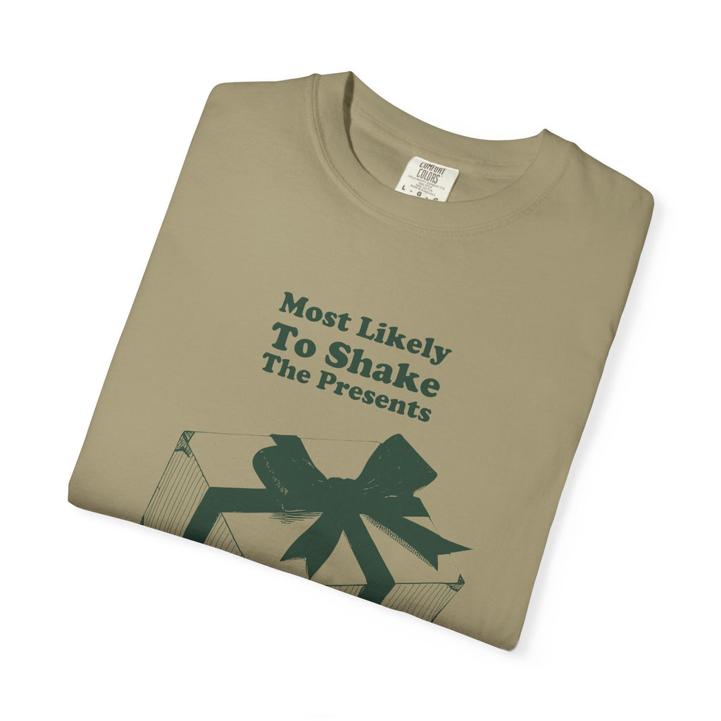 Family Christmas Shirt - Most Likely to Shake the Presents Tee
