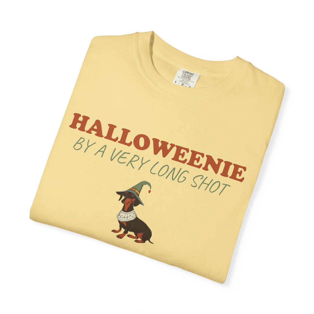 Dachshund Halloween Shirt - Halloweenie by a Very Long Shot Tee