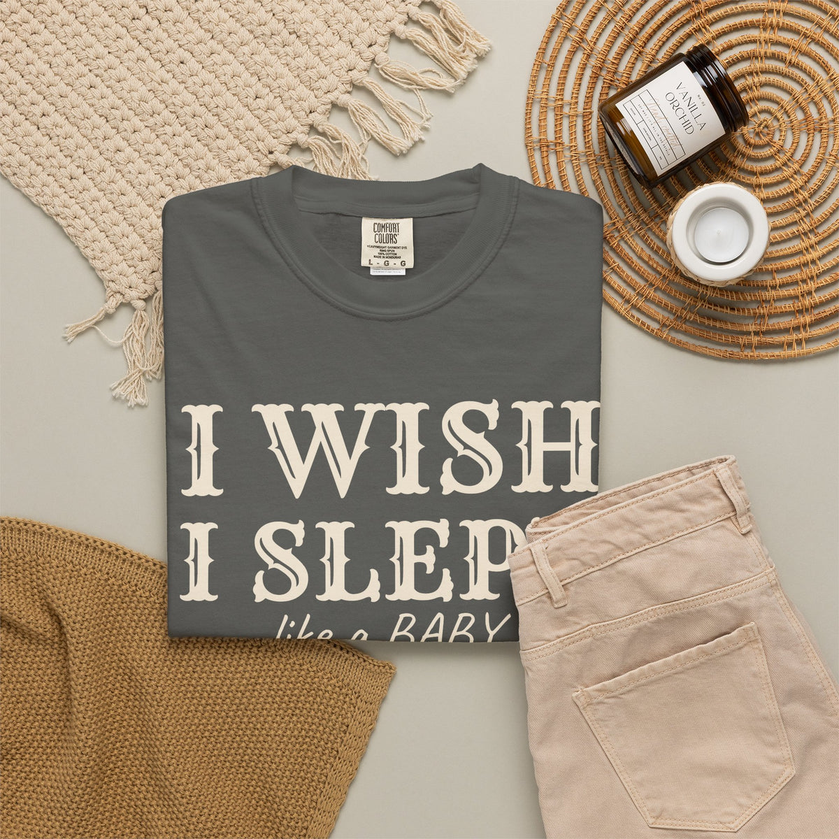 New Parent Shirt - I Wish I Slept Like a Baby Tee