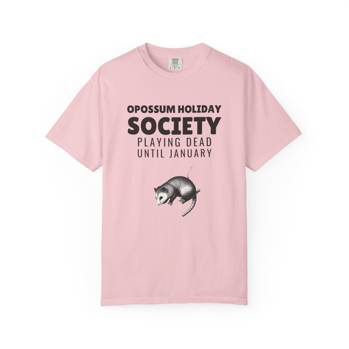 Funny Christmas Shirt - Opossum Holiday Society Playing Dead Until