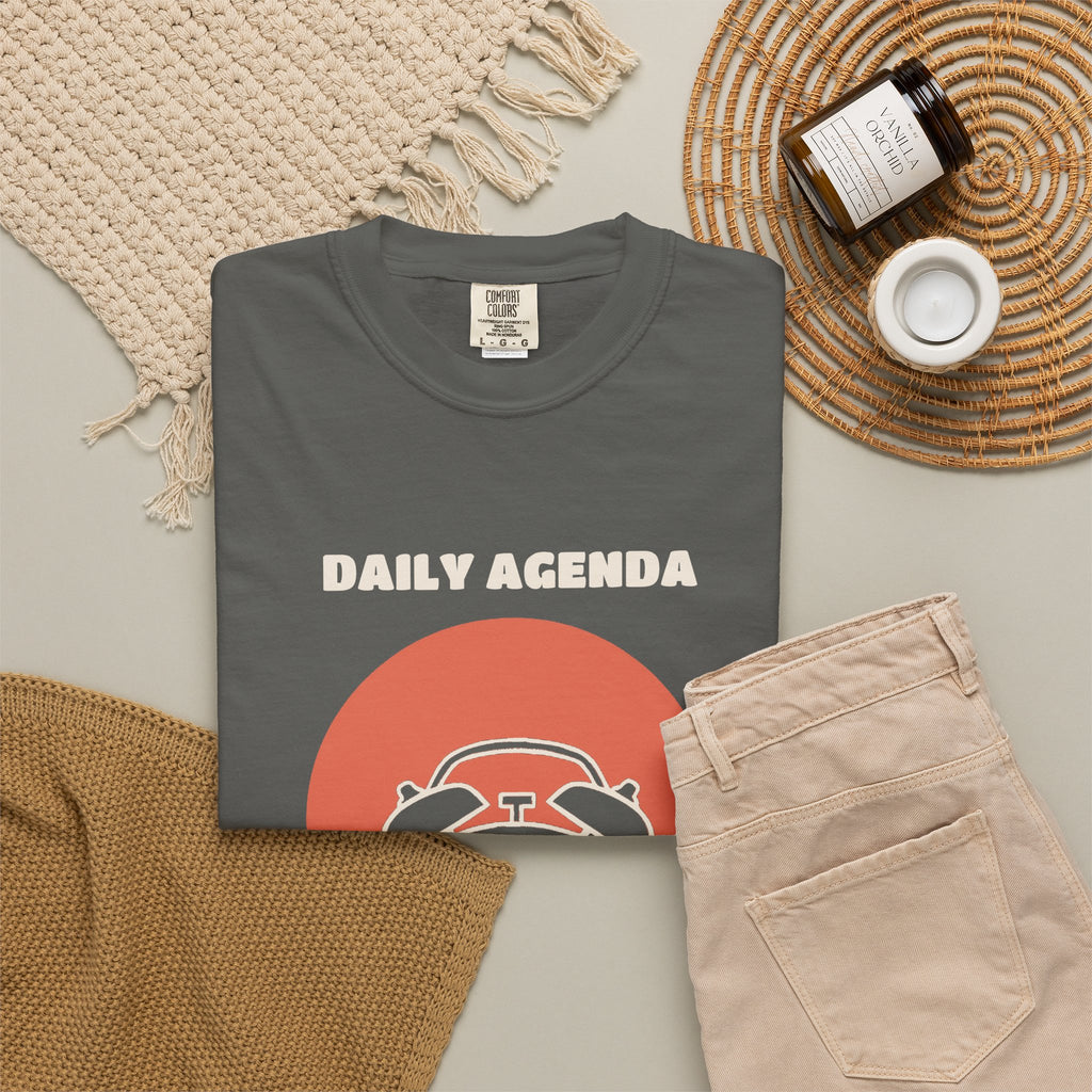 Funny Adulting Shirt - Hitting Snooze Four Times Tee