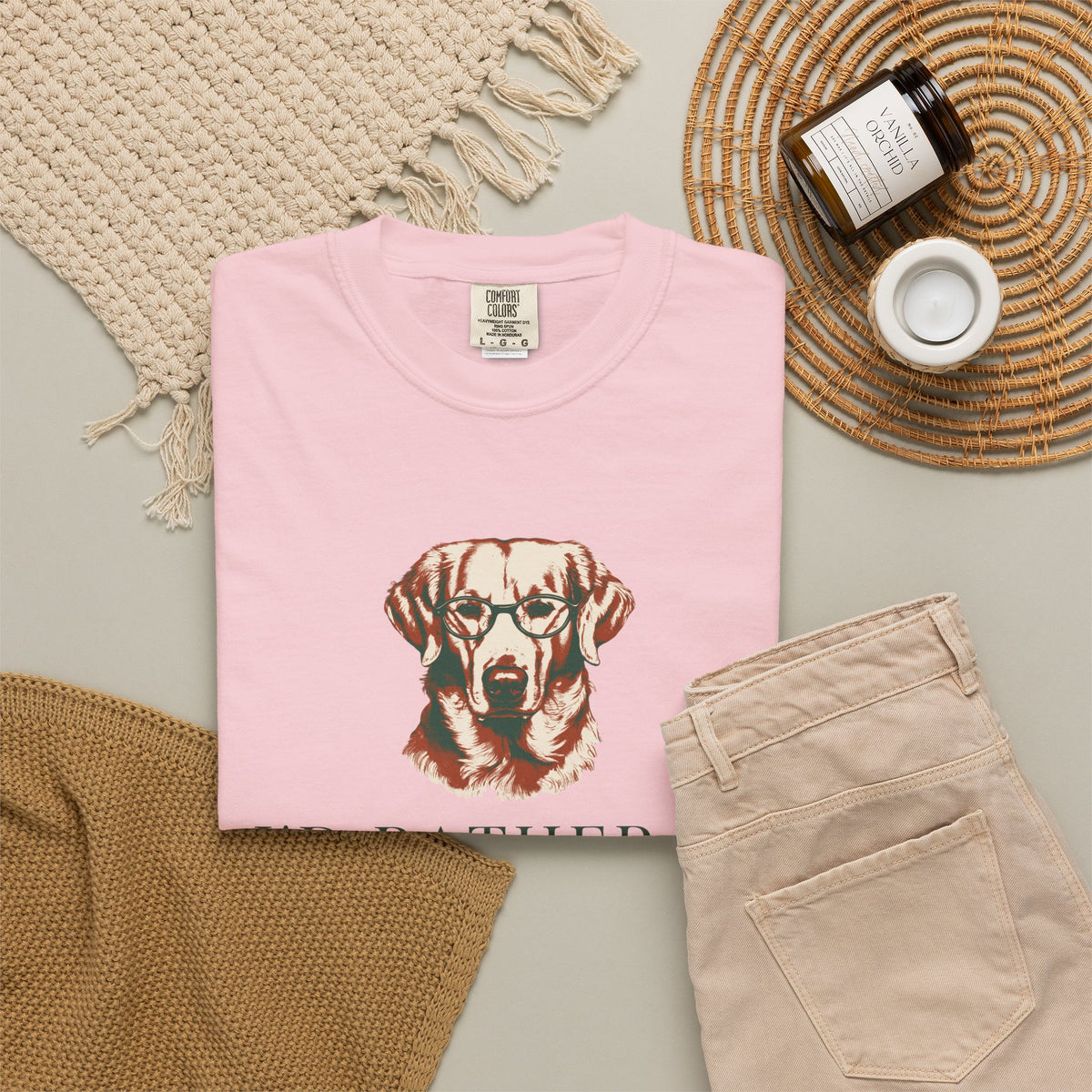 Dog And Book Lover Shirt - I'd Rather Be Reading with My Dog Tee