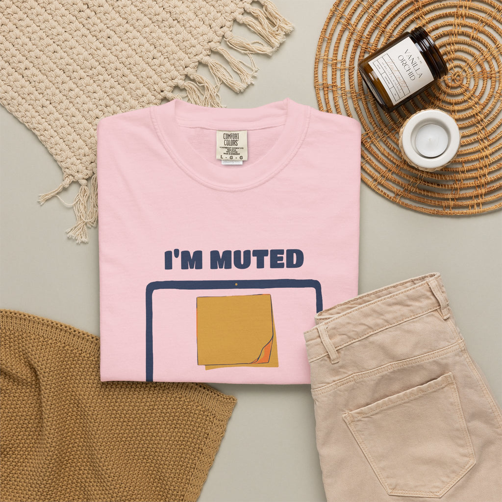 I'm Muted but My Soul is Screaming Shirt Office Worker Tee