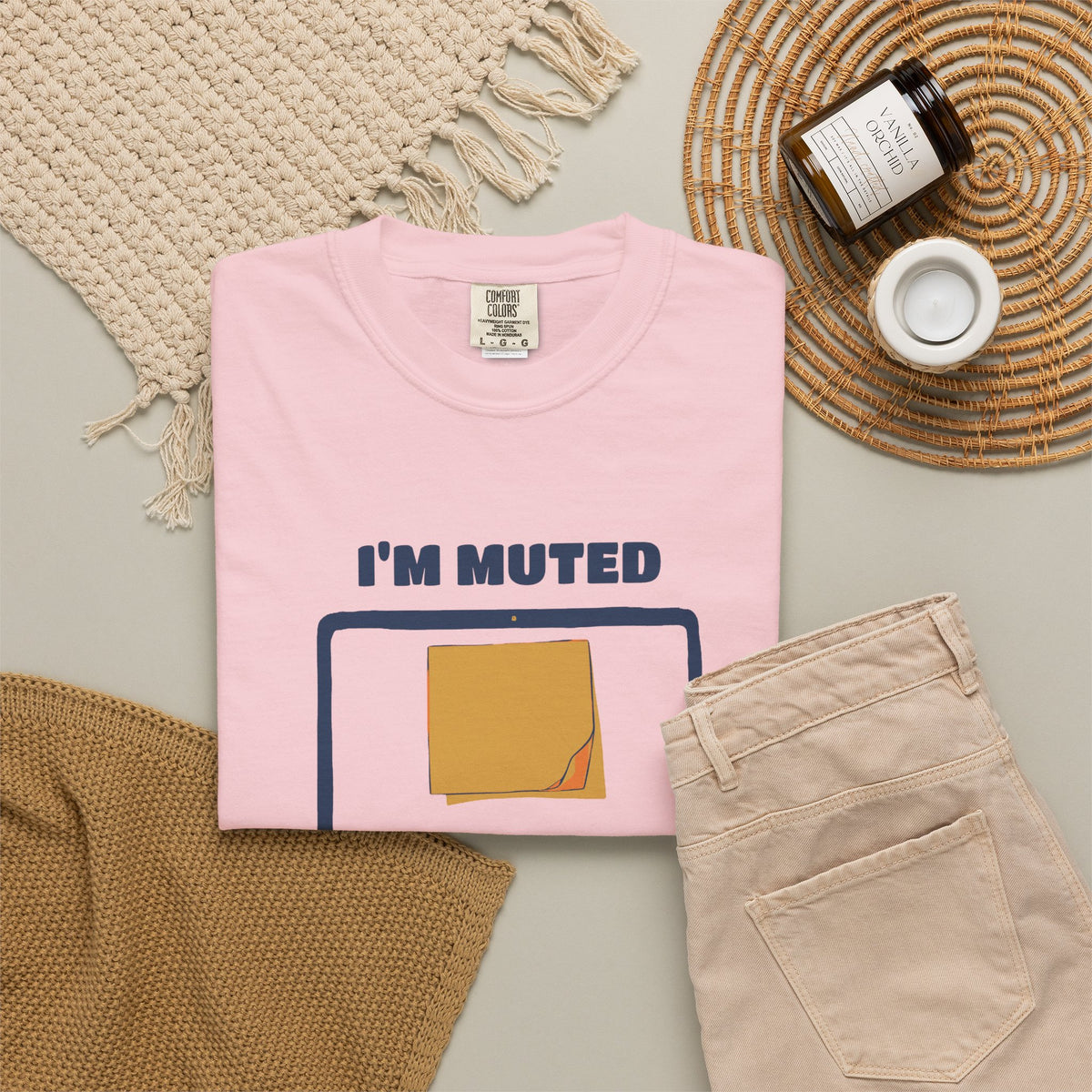 I'm Muted but My Soul is Screaming Shirt Office Worker Tee
