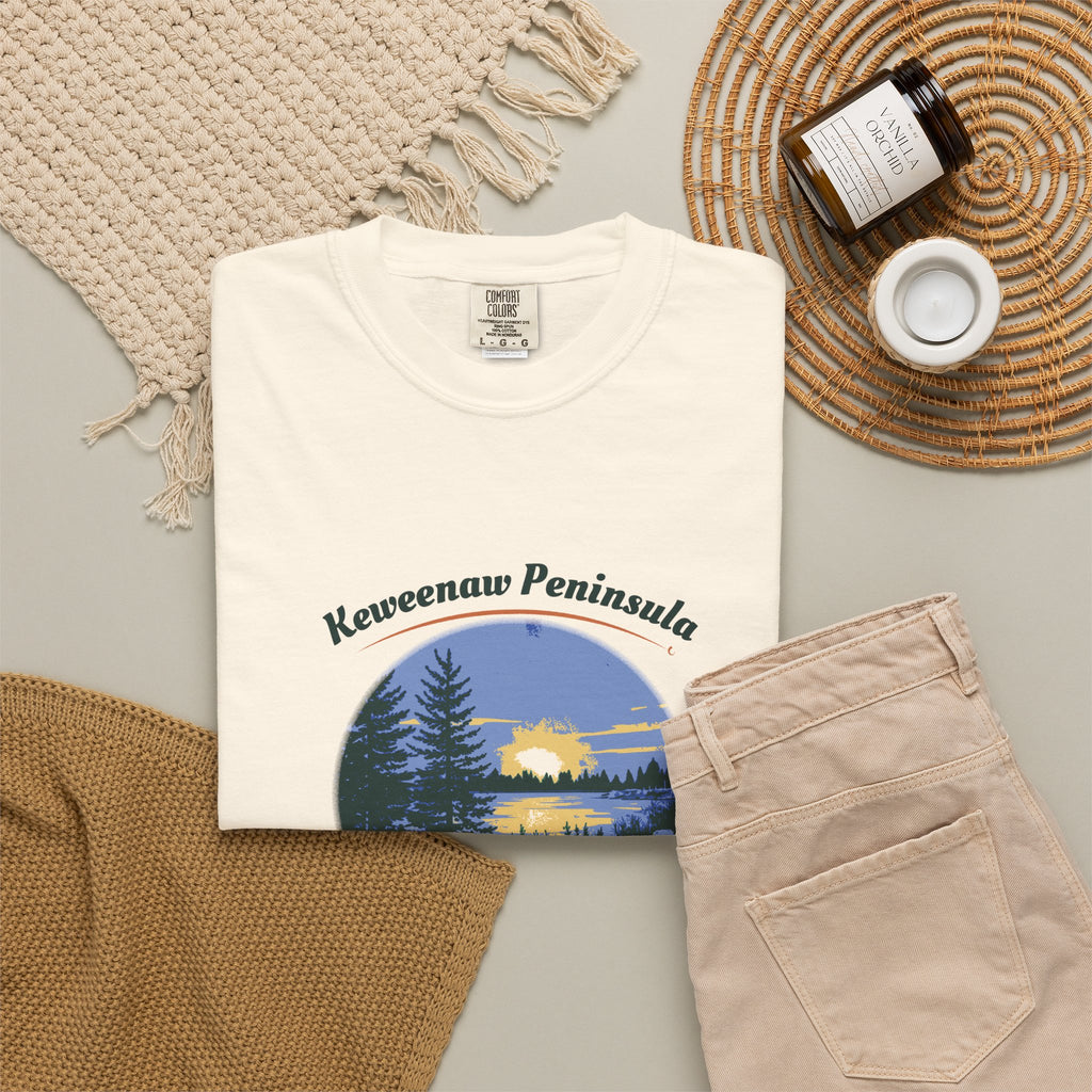 Keweenaw Peninsula Shirt - Michigan Souvenir Tee