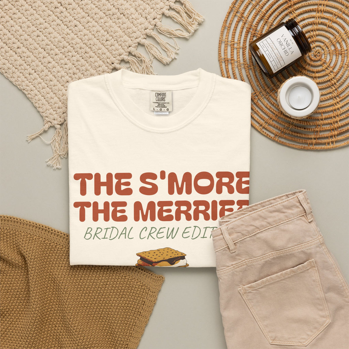 Bachelorette Party Shirt - The S'more the Merrier Bridal Crew Edition