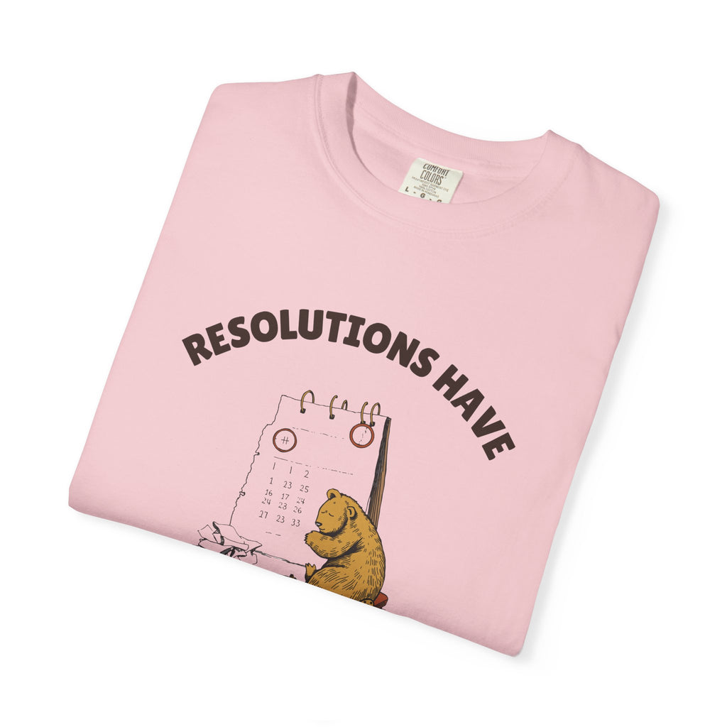 New Year's Eve Shirt - Resolutions Have a Two Day Warranty Tee