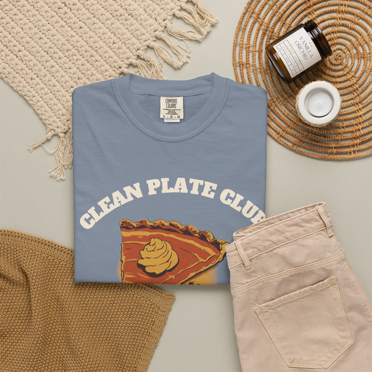 Thanksgiving Feast Shirt - Clean Plate Club No Leftovers Left Behind