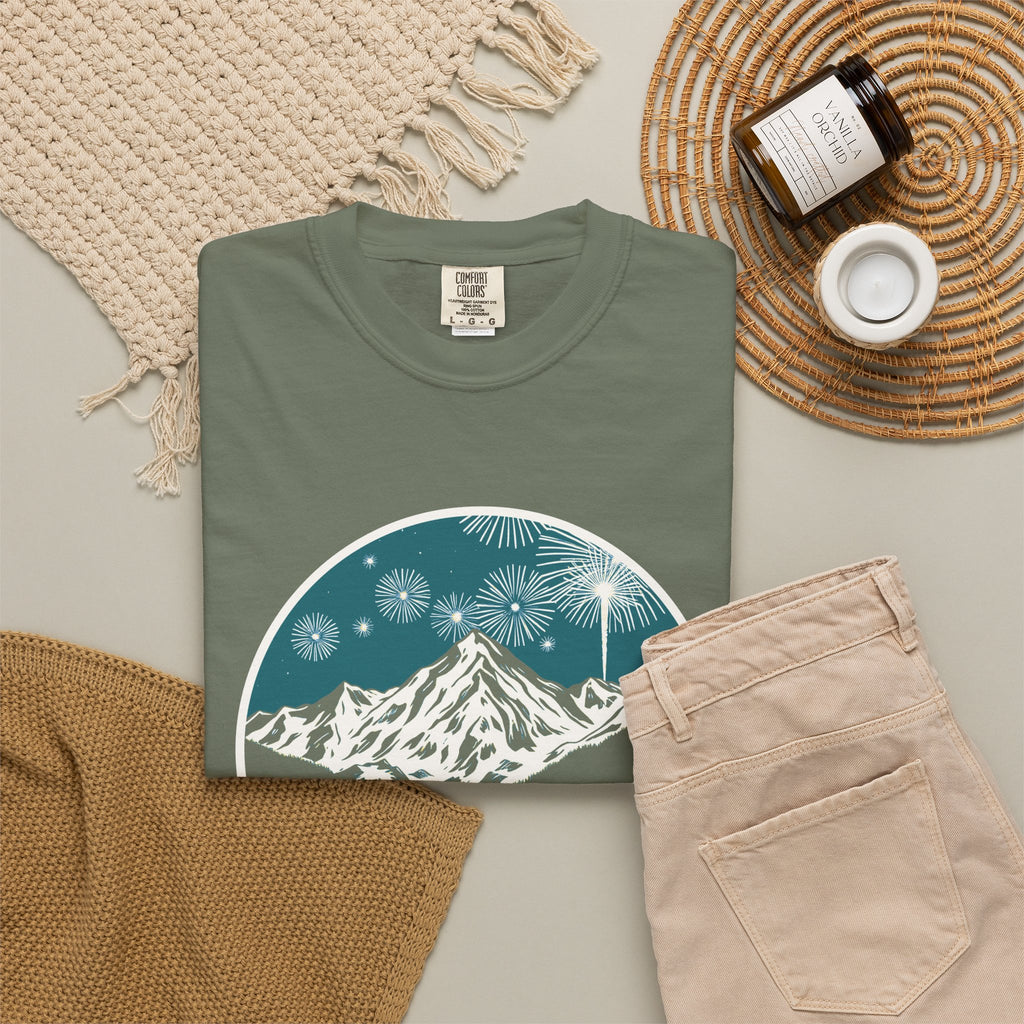 Midnight Peaks Shirt Hiker Winter Tee