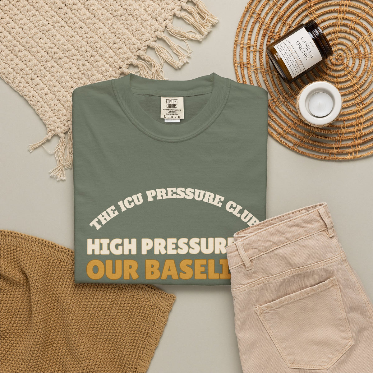 Club Shirt - The ICU Pressure Club High Pressure is Our Baseline