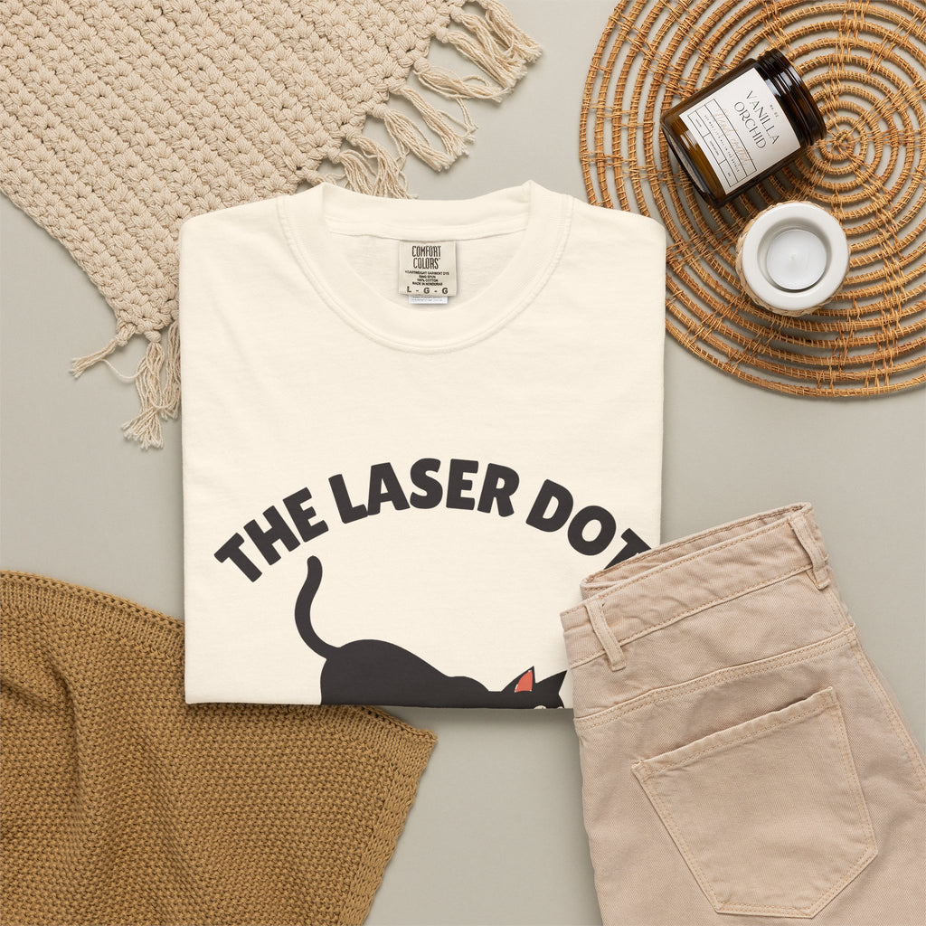 Black Cat Owner Shirt - The Laser Dot Always Wins Tee