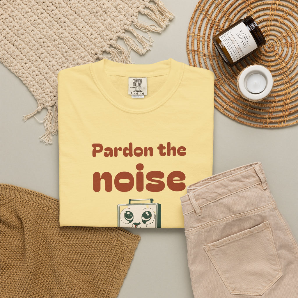 Funny Guitar Player Shirt - Pardon the Noise I'm Making Music