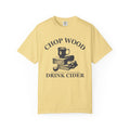 Autumn Homesteader Fall Shirt - Chop Wood Drink Cider Tee