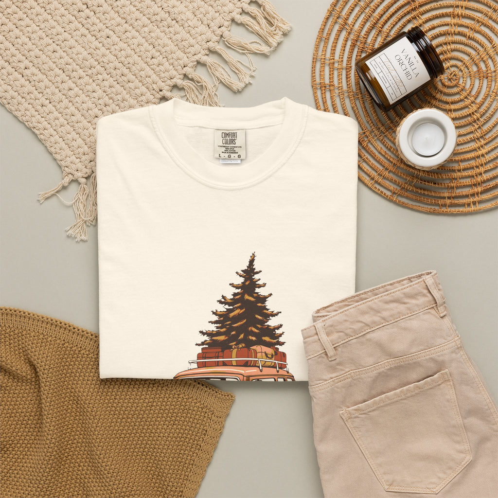 Tree Graphic Shirt - Over The River And Into Debt Tee