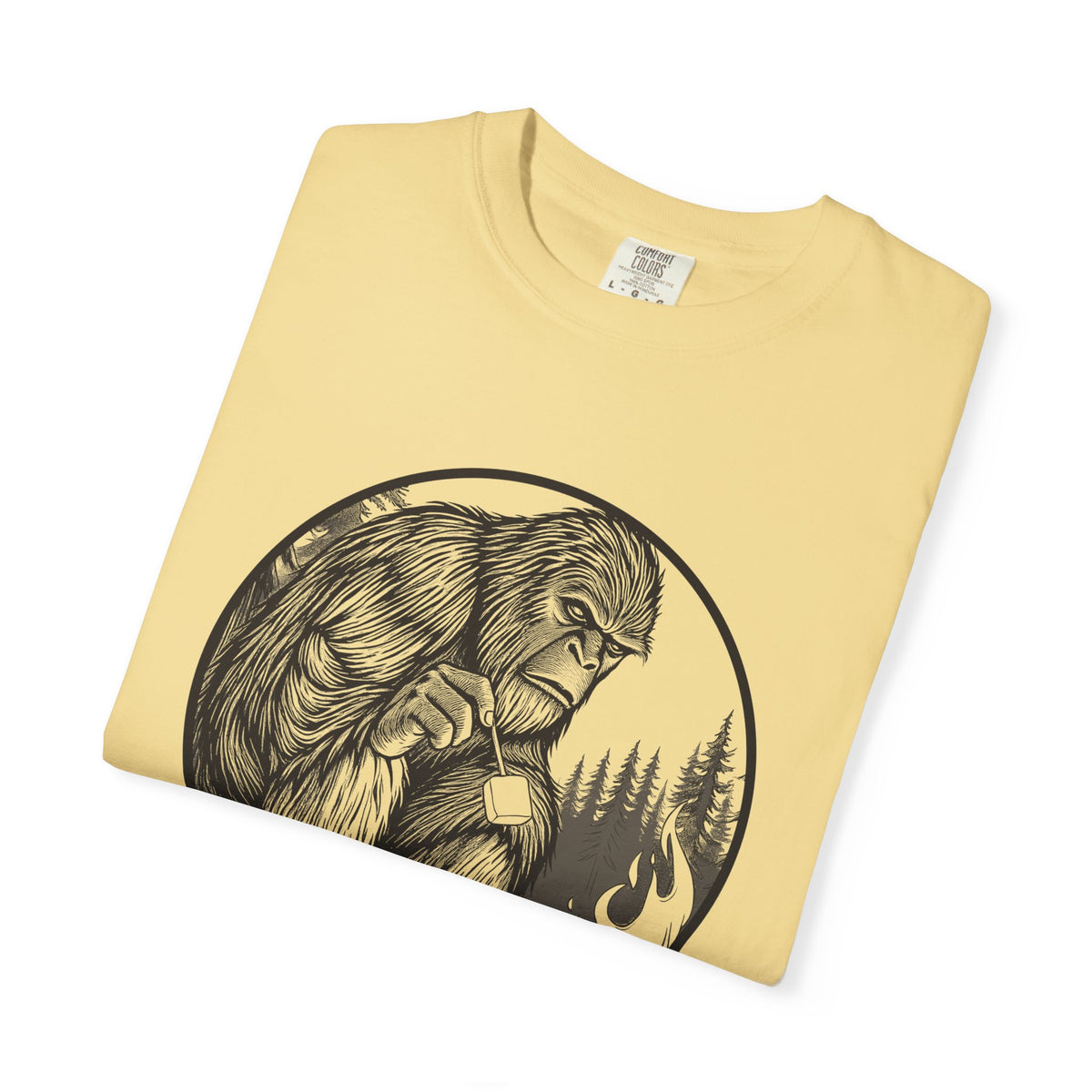 Bigfoot Camping Shirt - Campfire Myth Tee