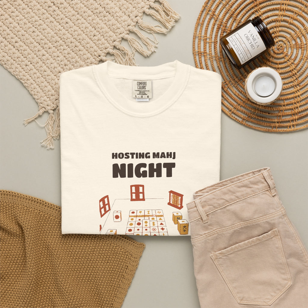 Funny Hosting Mahj Night Snacks Took Longer Than Setup Shirt