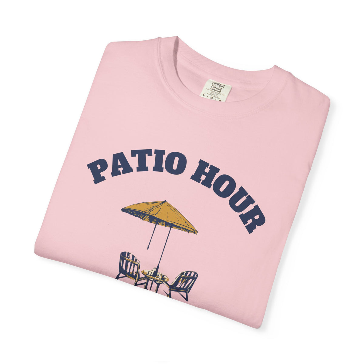 Beach Bar Goers Shirt - Patio Hour Citrus Slice and Chilled Rim Tee