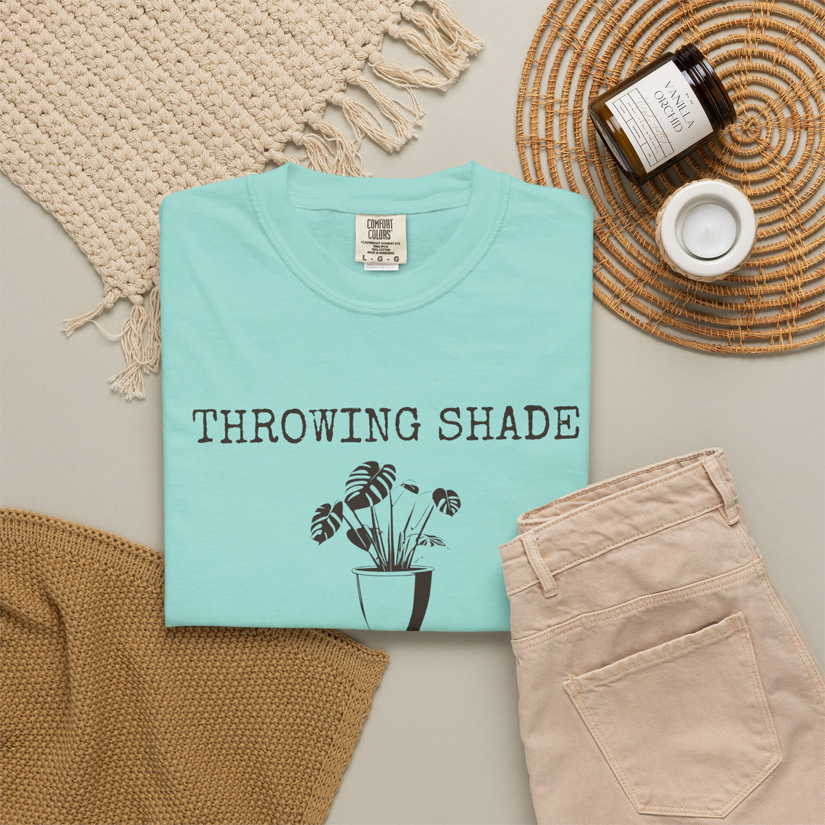 Plant Lover Shirt - Throwing Shade is a Botanical Necessity Tee