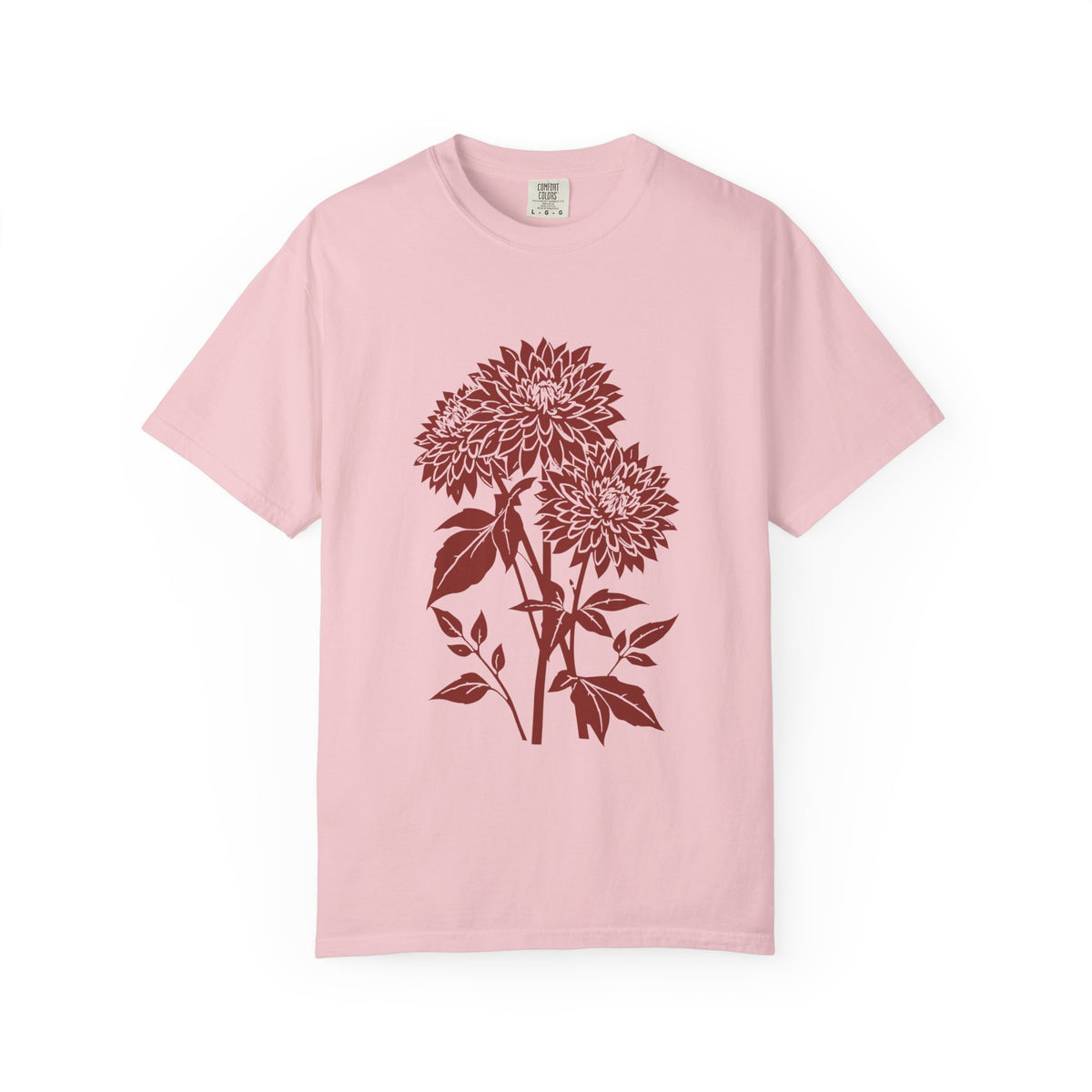 Botanical Illustration Fall Shirt - Dahlia Season Tee