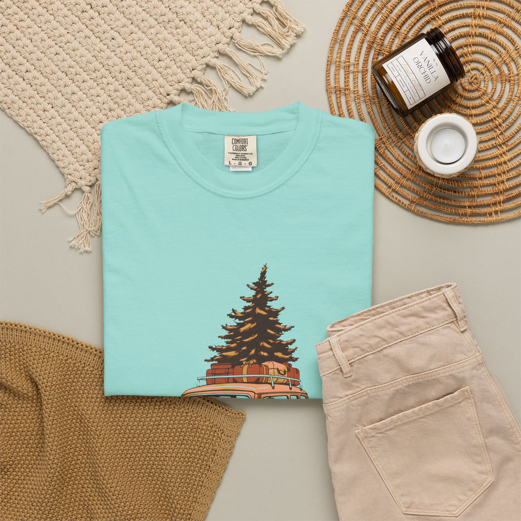 Tree Graphic Shirt - Over The River And Into Debt Tee
