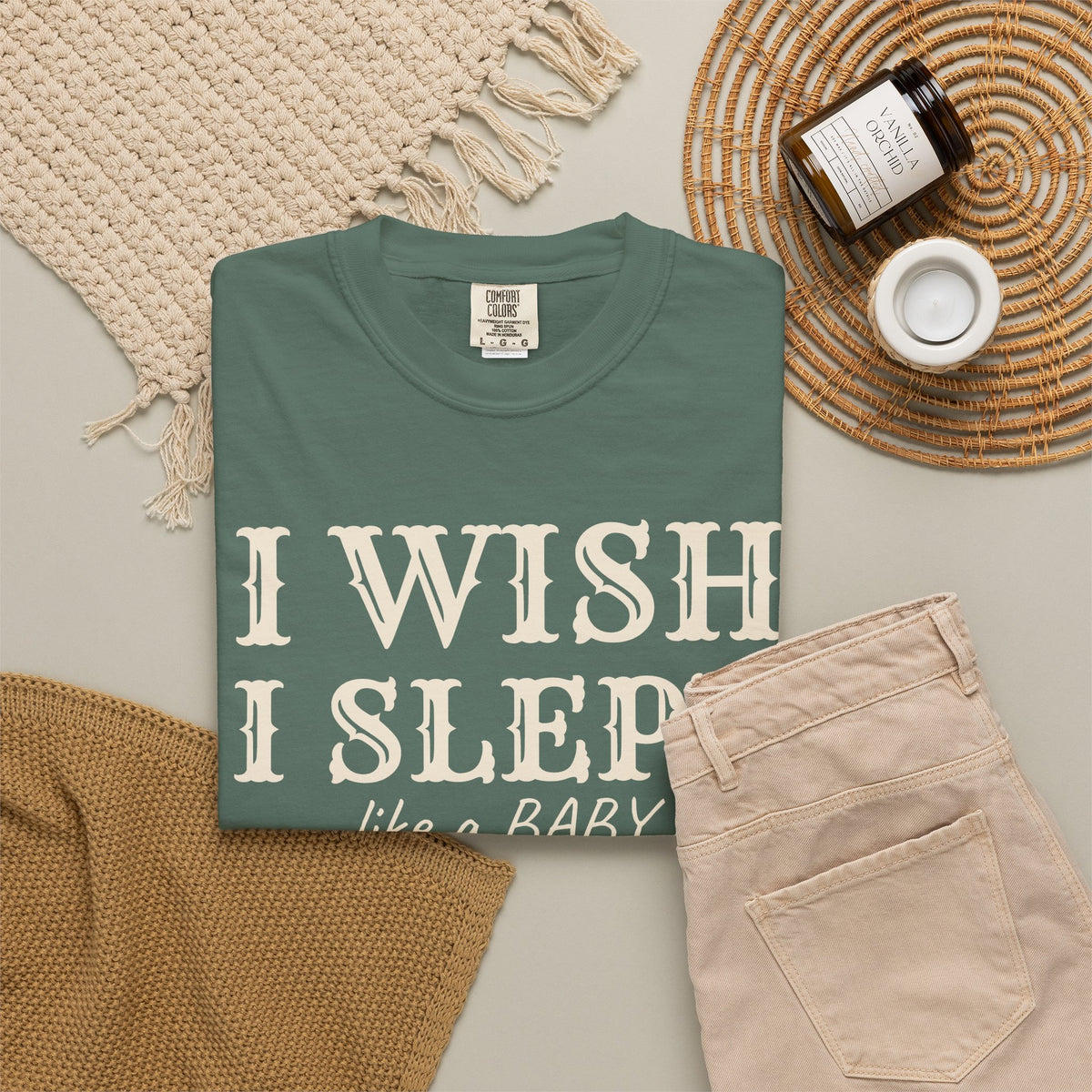 New Parent Shirt - I Wish I Slept Like a Baby Tee
