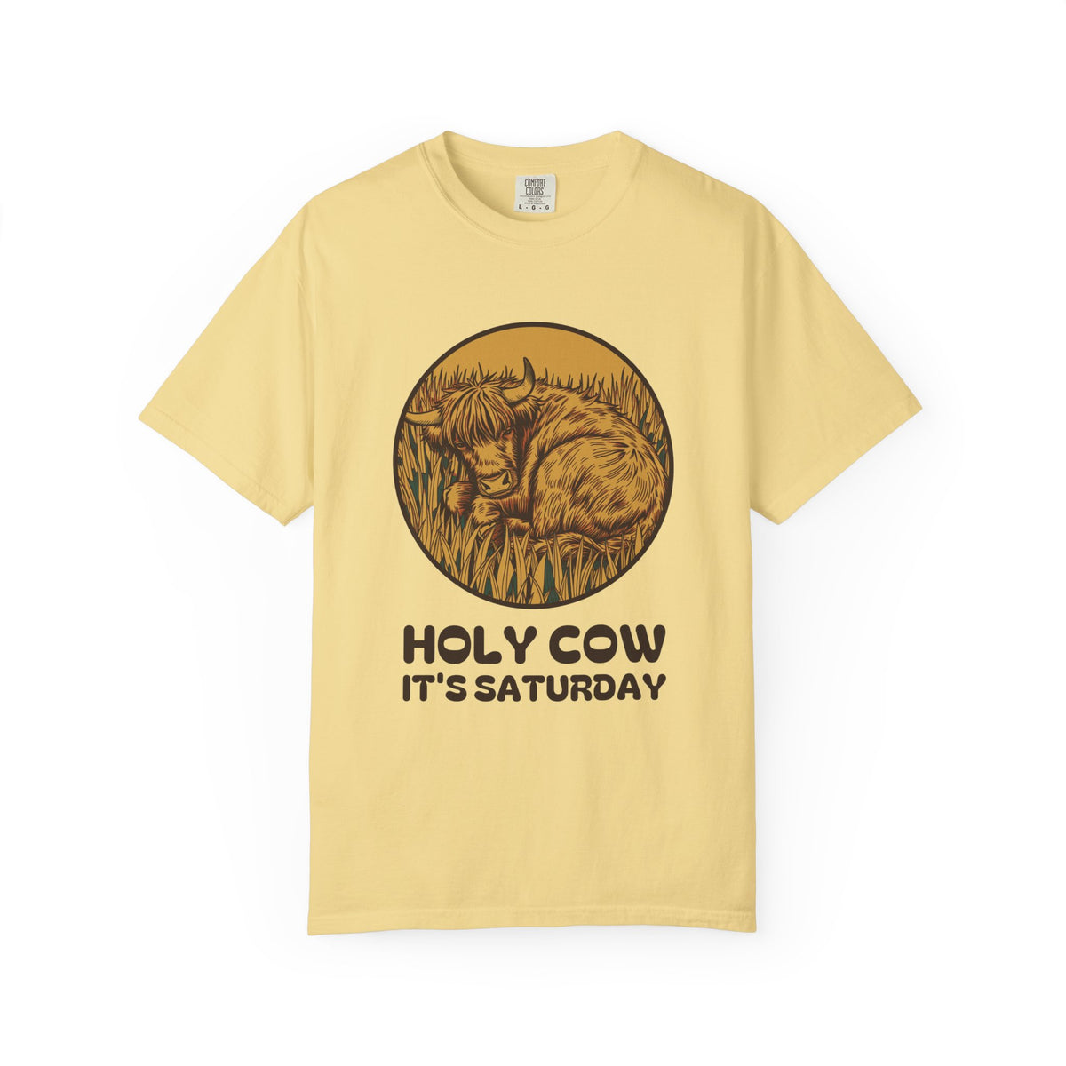 Hobby Rancher Shirt - Holy Cow It's Saturday Tee