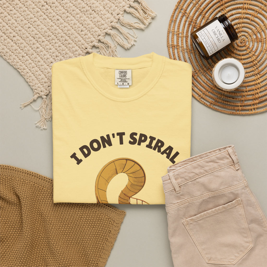 Funny I Don't Spiral I Descend with Style Shirt - Overthinker Gift