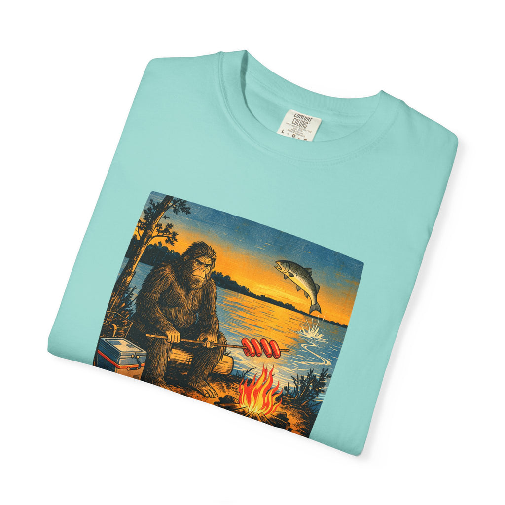 Funny Camping Shirt - Five Star Dining Hot Dog Tee