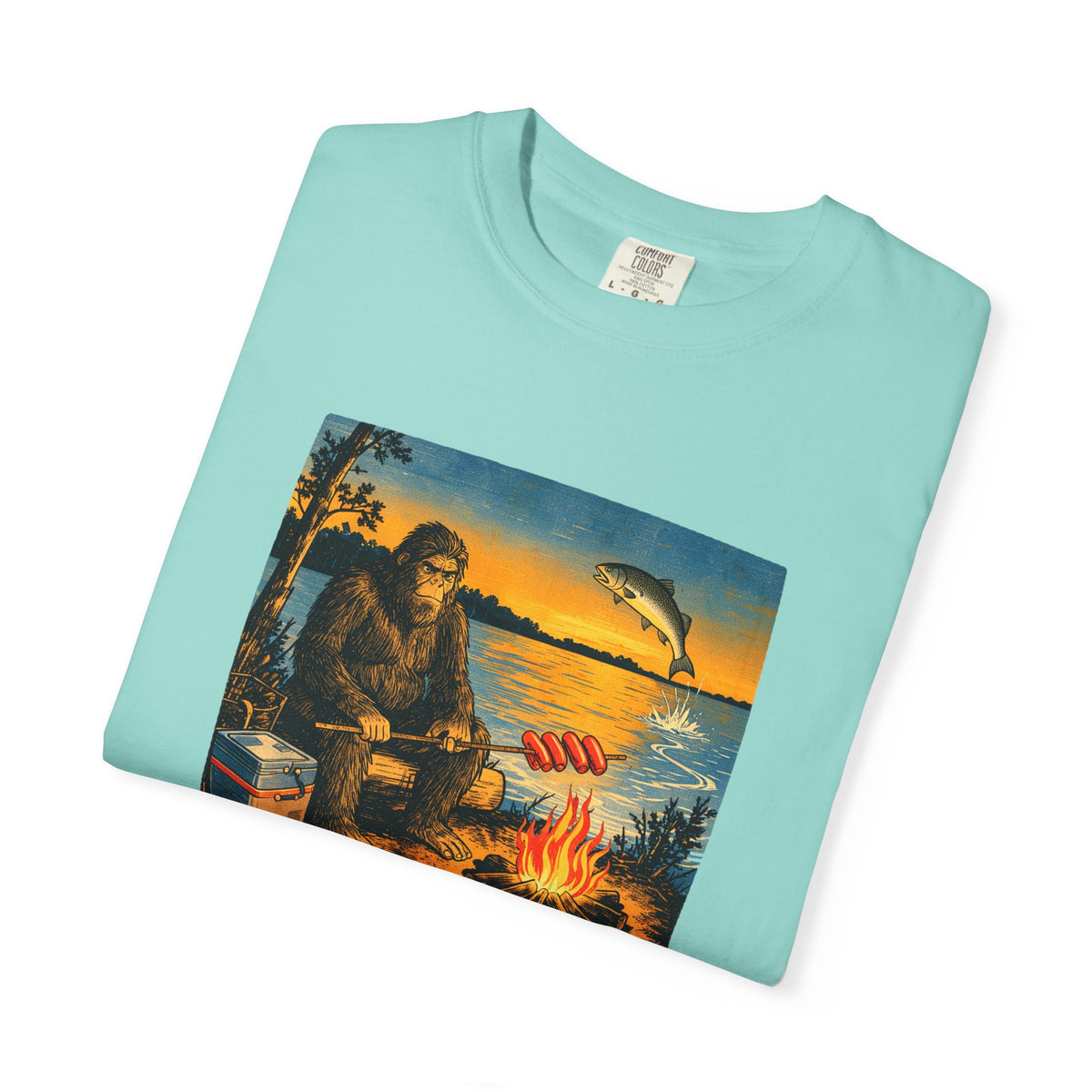 Funny Camping Shirt - Five Star Dining Hot Dog Tee