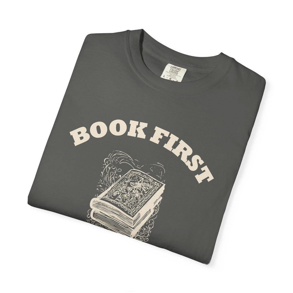 Literary Enthusiast Shirt - Book First The Novel Was Vastly Superior