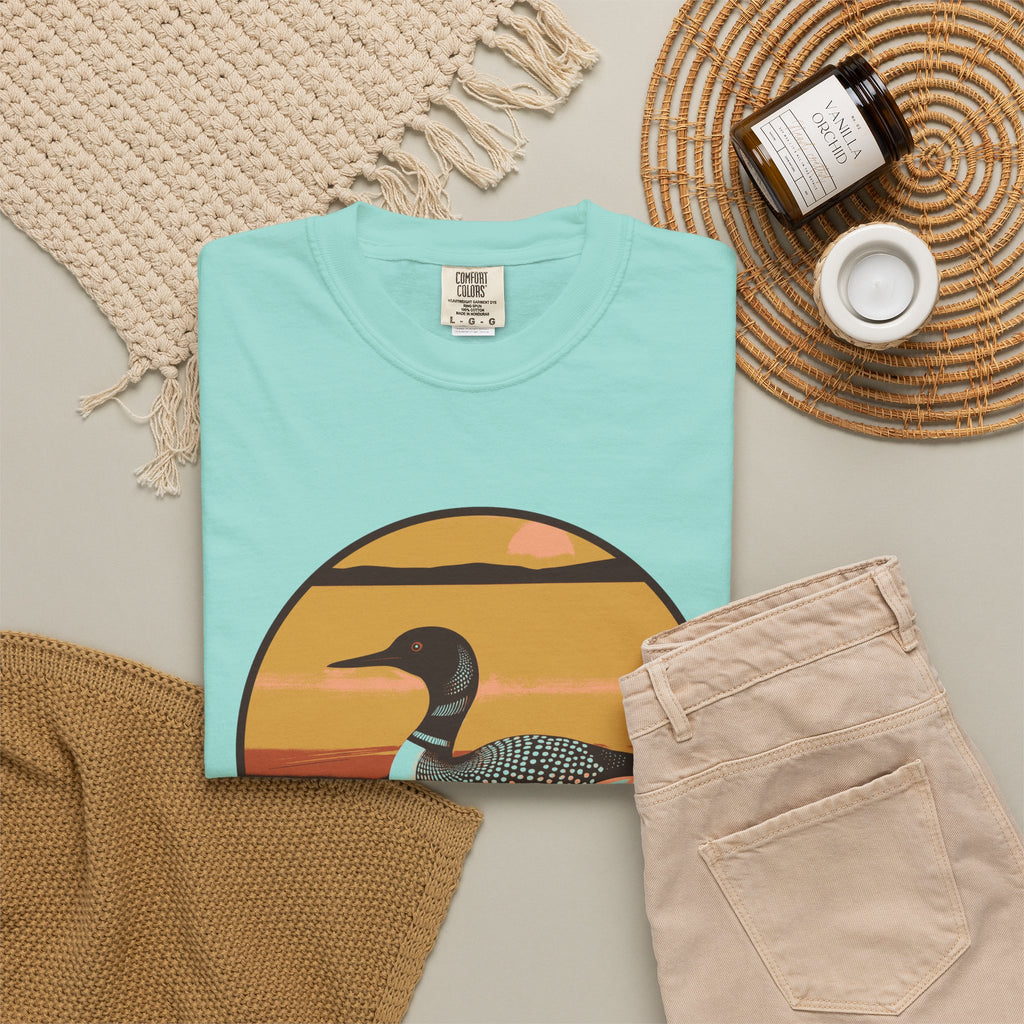 Lake Life Gift Shirt - Morning Loon Tee