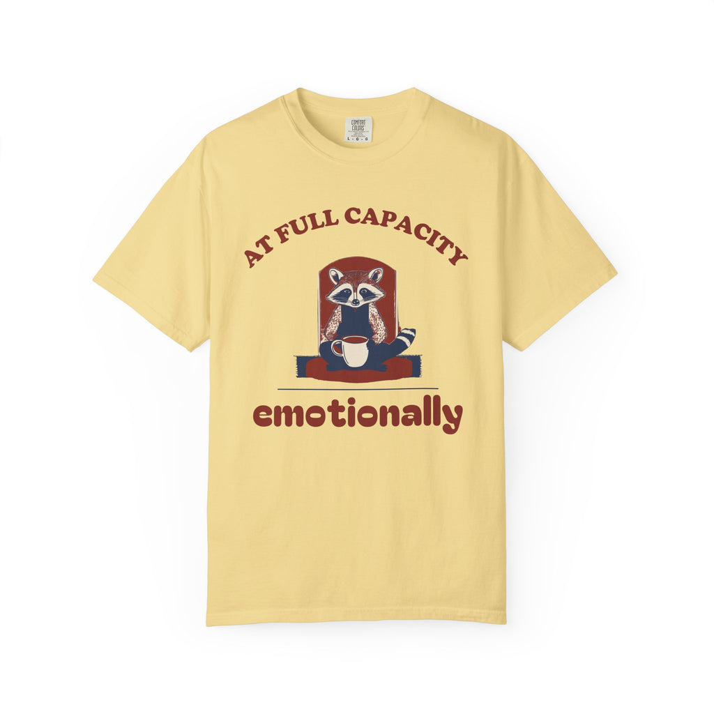 Animal Lover Shirt - At Full Capacity Emotionally Tee