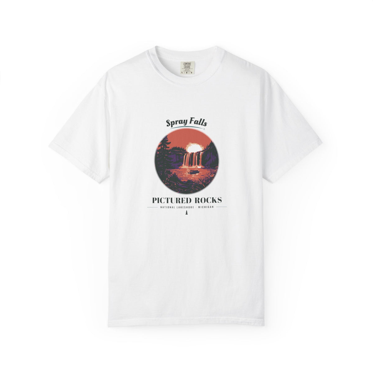 Pictured Rocks National Lakeshore Shirt - Spray Falls Tee