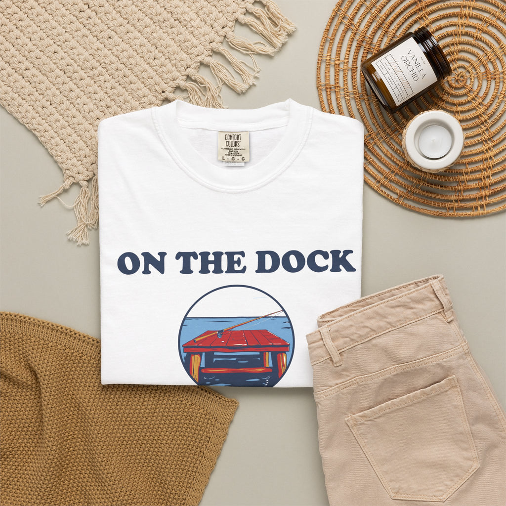 Fishing Retirement Shirt - On the Dock Providing an Airtight Alibi Tee