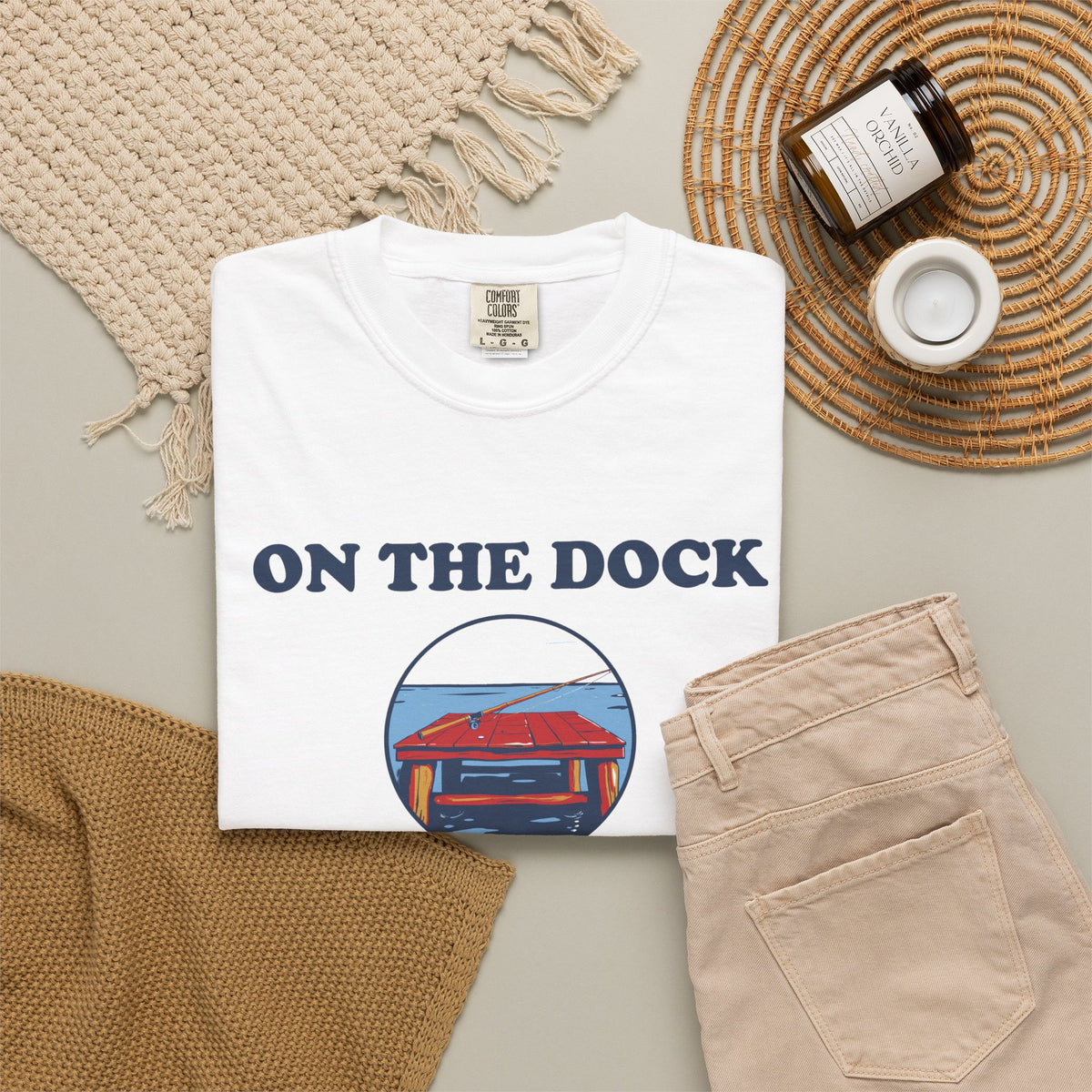 Fishing Retirement Shirt - On the Dock Providing an Airtight Alibi Tee