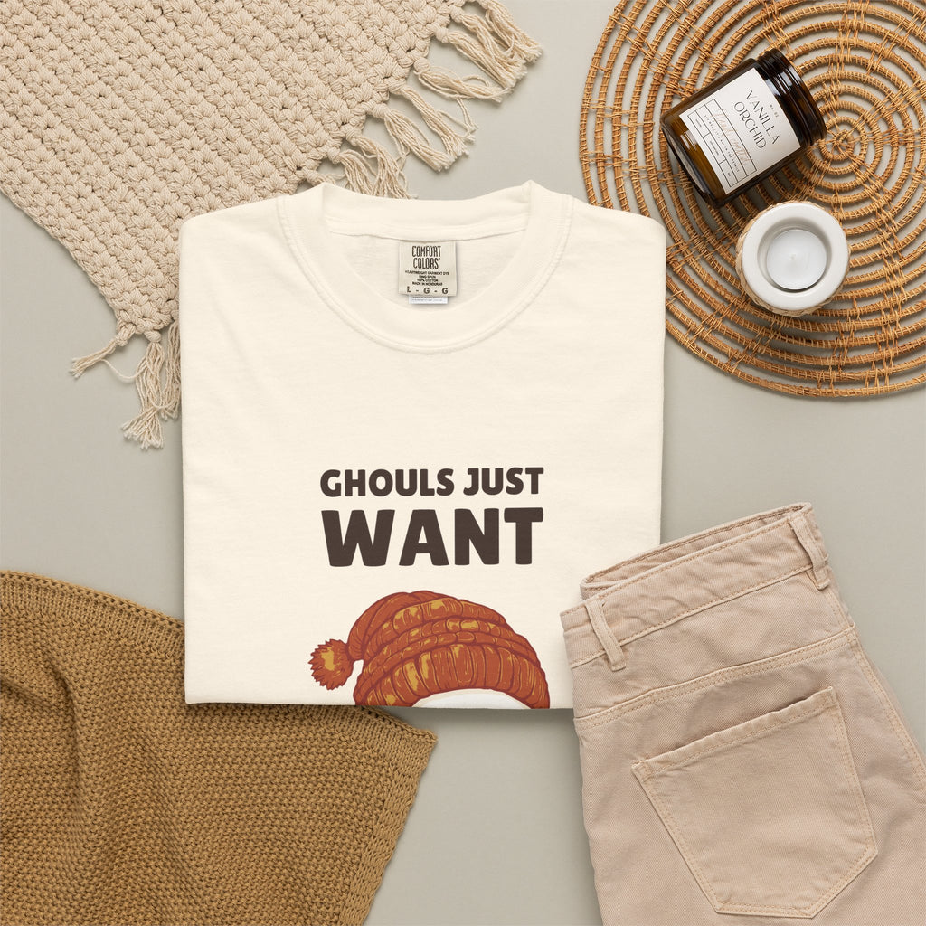 Homebody Halloween Shirt - Ghouls Just Want to Stay Home Tee