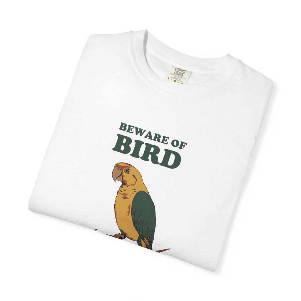 Beware of Bird She's Got Opinions Shirt Parrot Owner Tee