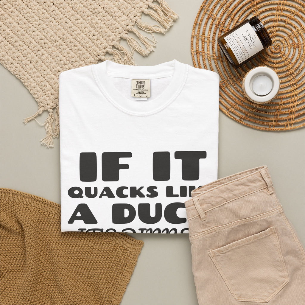 Duck Hunter Fall Shirt - If It Quacks Like a Duck It's Dinner Tee