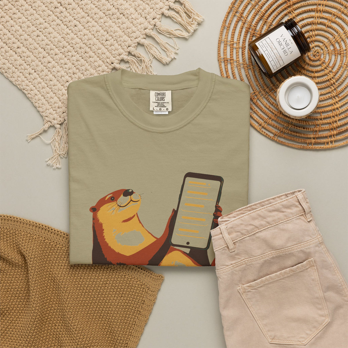 Group Chat Shirt - The Otter Who Never Reads the Messages Tee