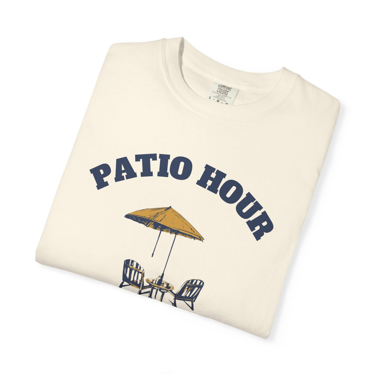 Beach Bar Goers Shirt - Patio Hour Citrus Slice and Chilled Rim Tee