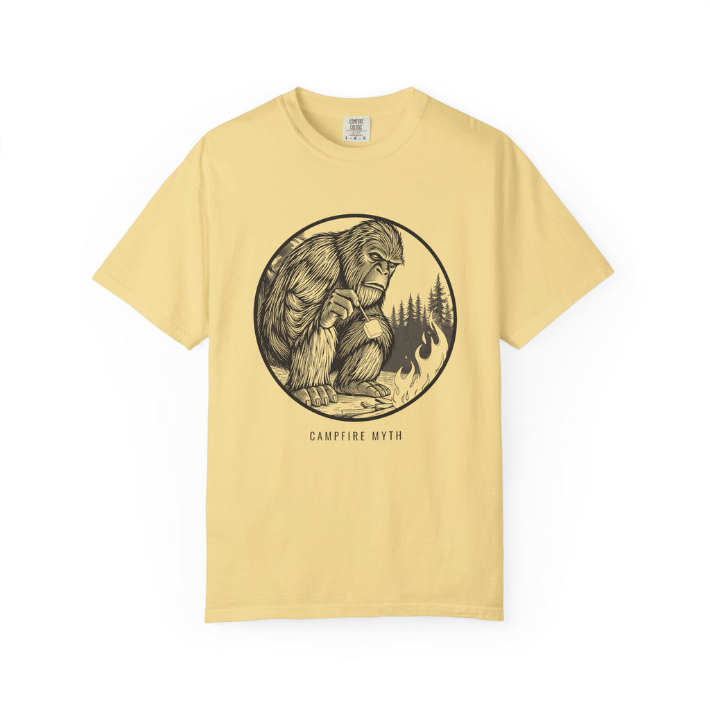 Bigfoot Camping Shirt - Campfire Myth Tee