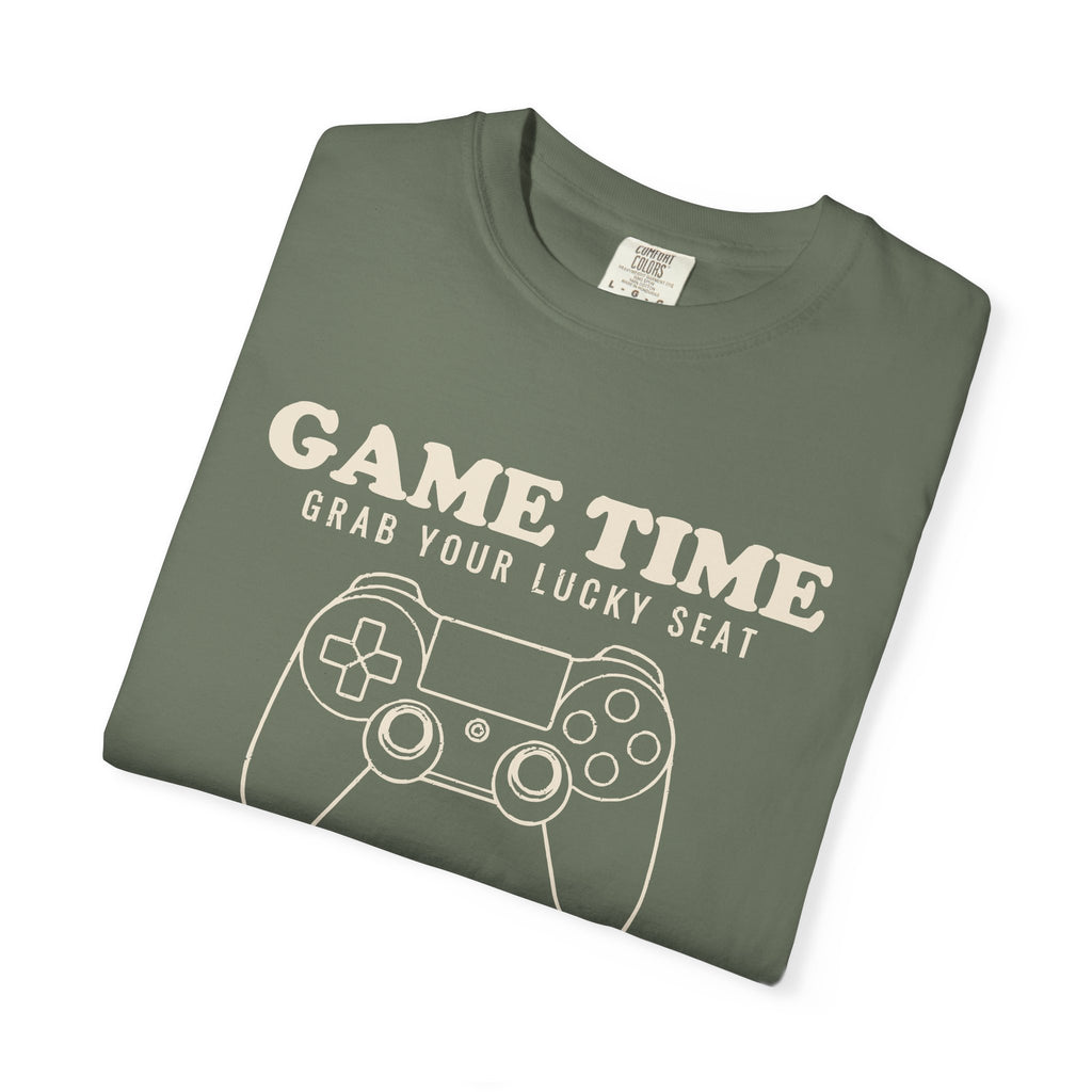 Fans Classic Video Games Shirt - Game Time Grab Your Lucky Seat Tee