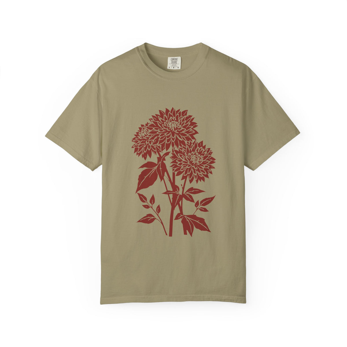 Botanical Illustration Fall Shirt - Dahlia Season Tee